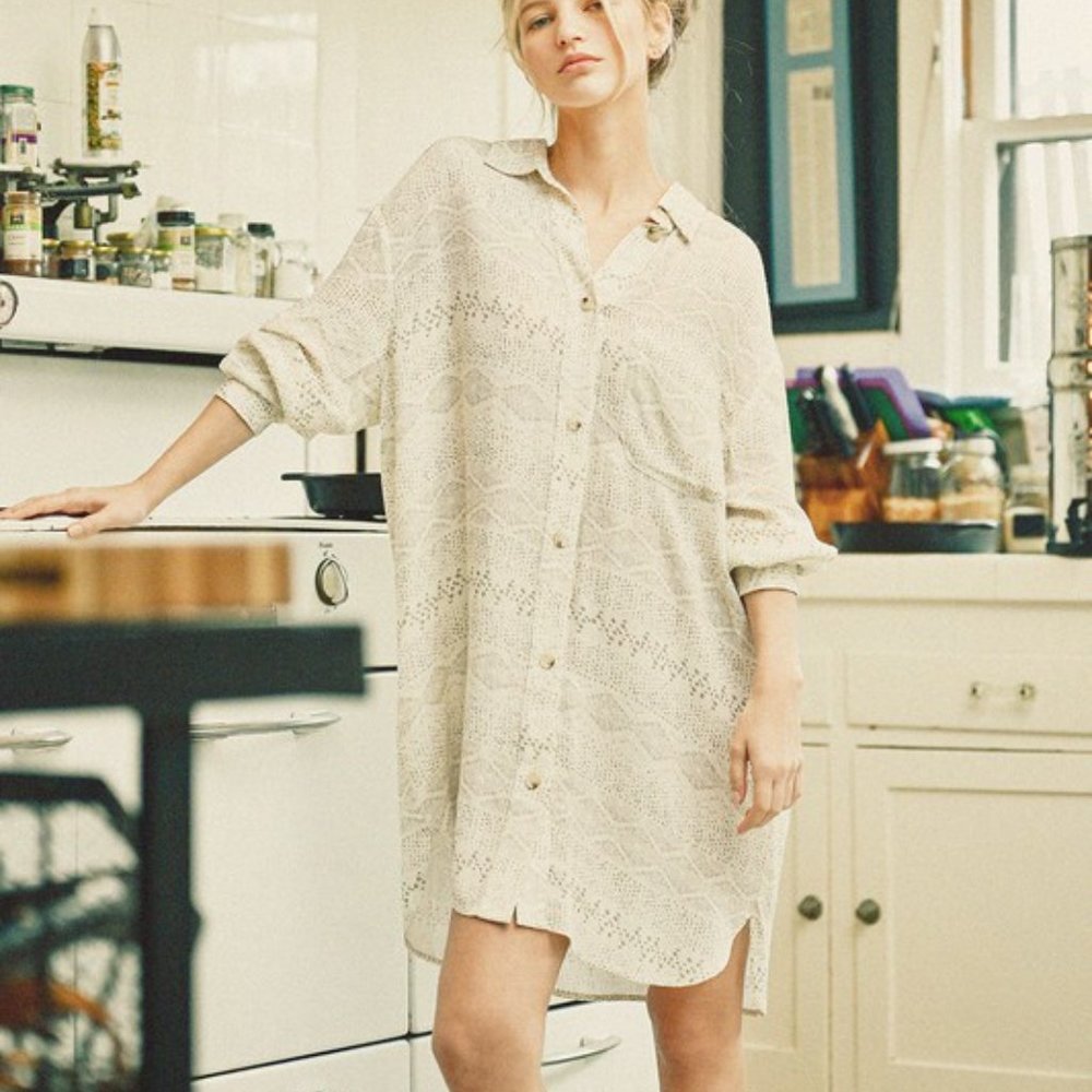 NWT Oversized shirt dress - Picture 8 of 12